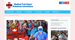 Desktop Screenshot of medicaltreknepal.com